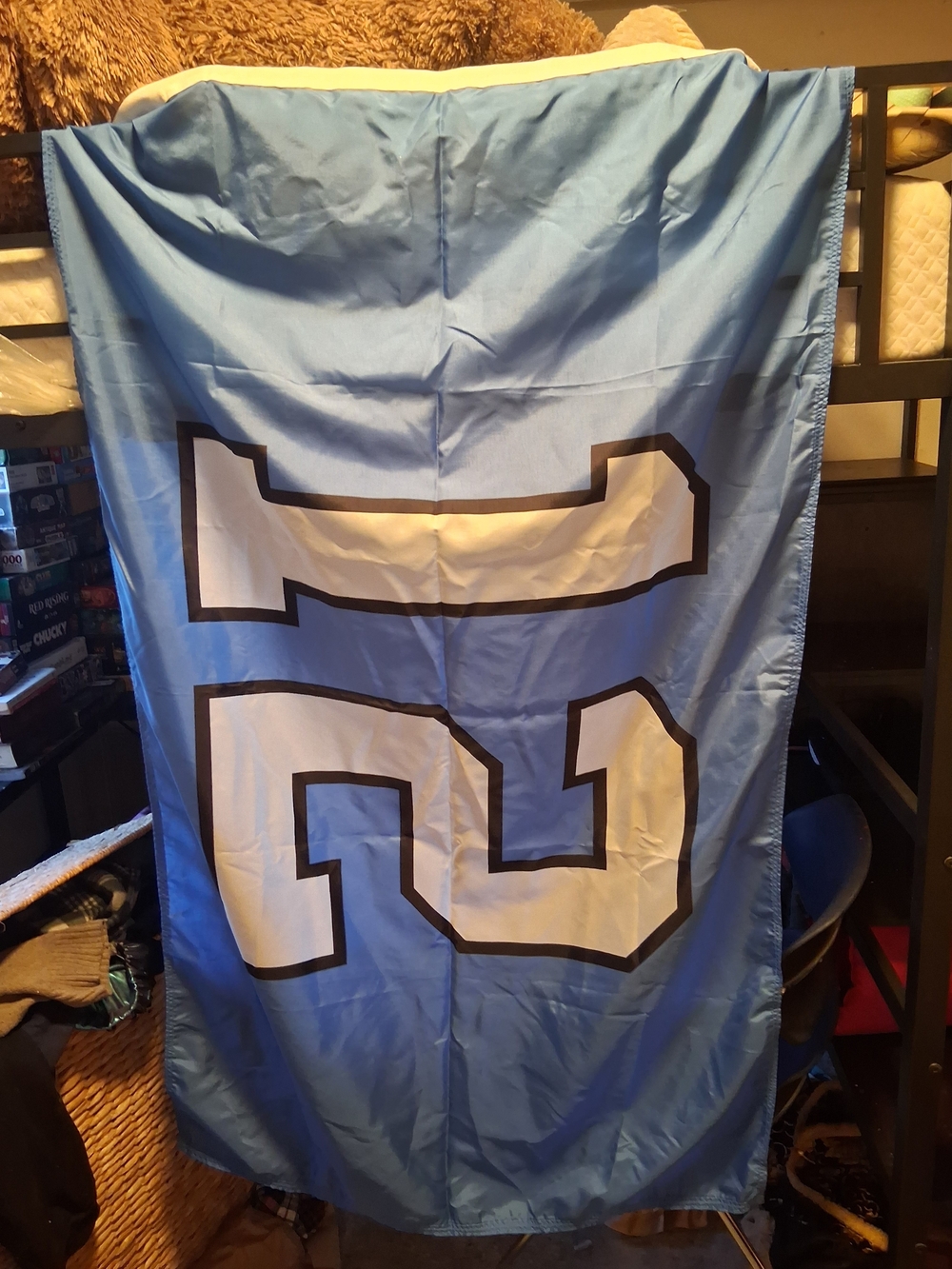 Blue & White Number 12th Man Flag Seattle Seahawks